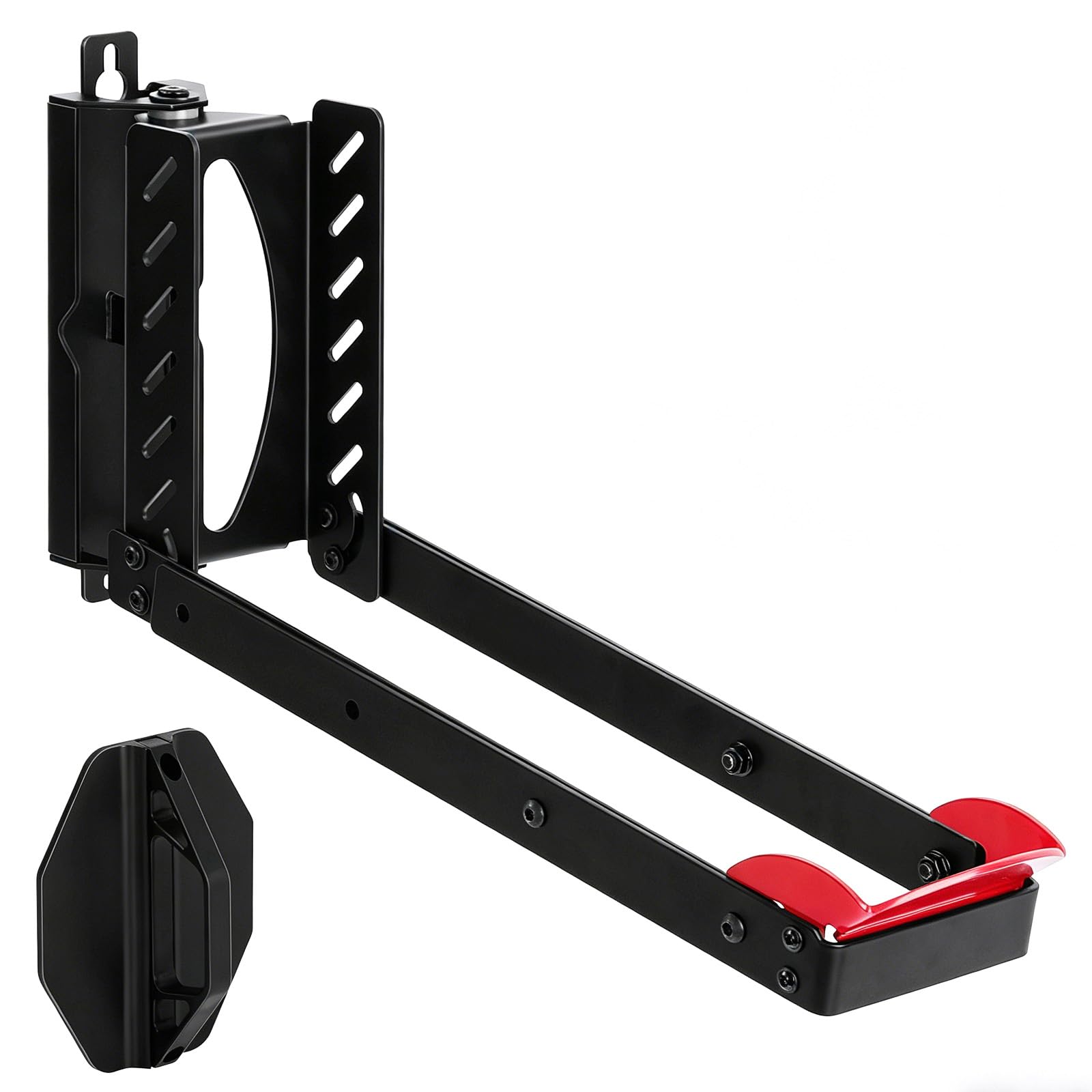 THMINS Soporte de pared giratorio para bicicleta con diseño de fácil carga, soporte para bicicletas de garaje que ahorra espacio, no requiere levantamiento pesado