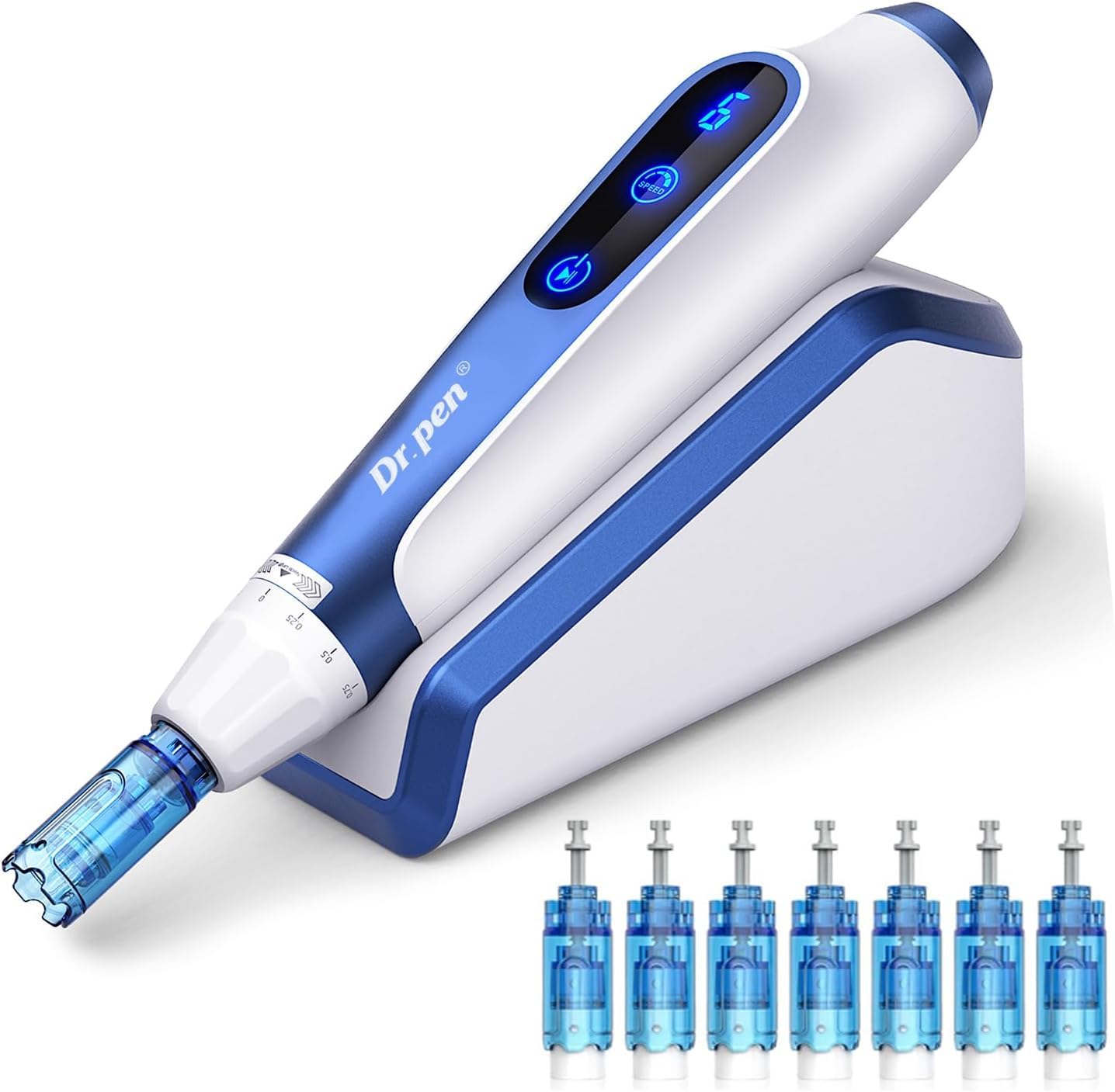 Ultima A11 microneedling Pen with Smart Sensor Base, Convenient Wireless Design, Suitable for Skin Care, Wrinkles, Scars and Stretch Marks comes with 7 replacement cartridges-image-10