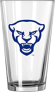 Logo Brands NCAA 16 oz Pint Glass - Durable Glass With Bold Team Color– Chip-Resistant Rim Drinkware For Fans, Tailgates, Home Bars & Everyday Use