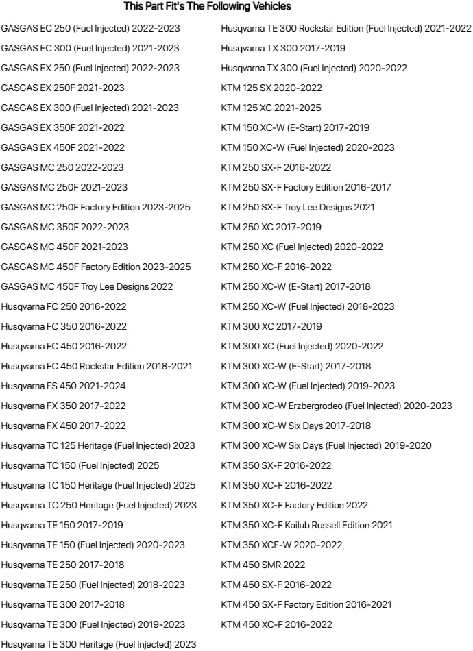 TUSK Digital Radiator Fan Kit for Husqvarna FC 450 Rockstar Edition 2018-2021