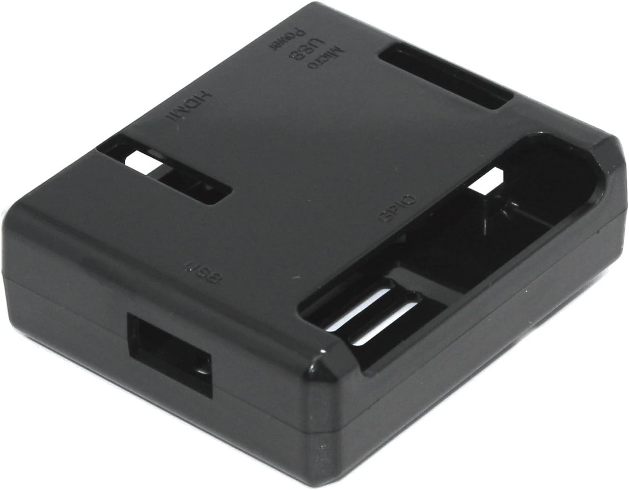 Black Case for Raspberry Pi Model 3 A+ (Plus) and Raspberry Pi A+ Access to all Ports No assembly required! - Image 4