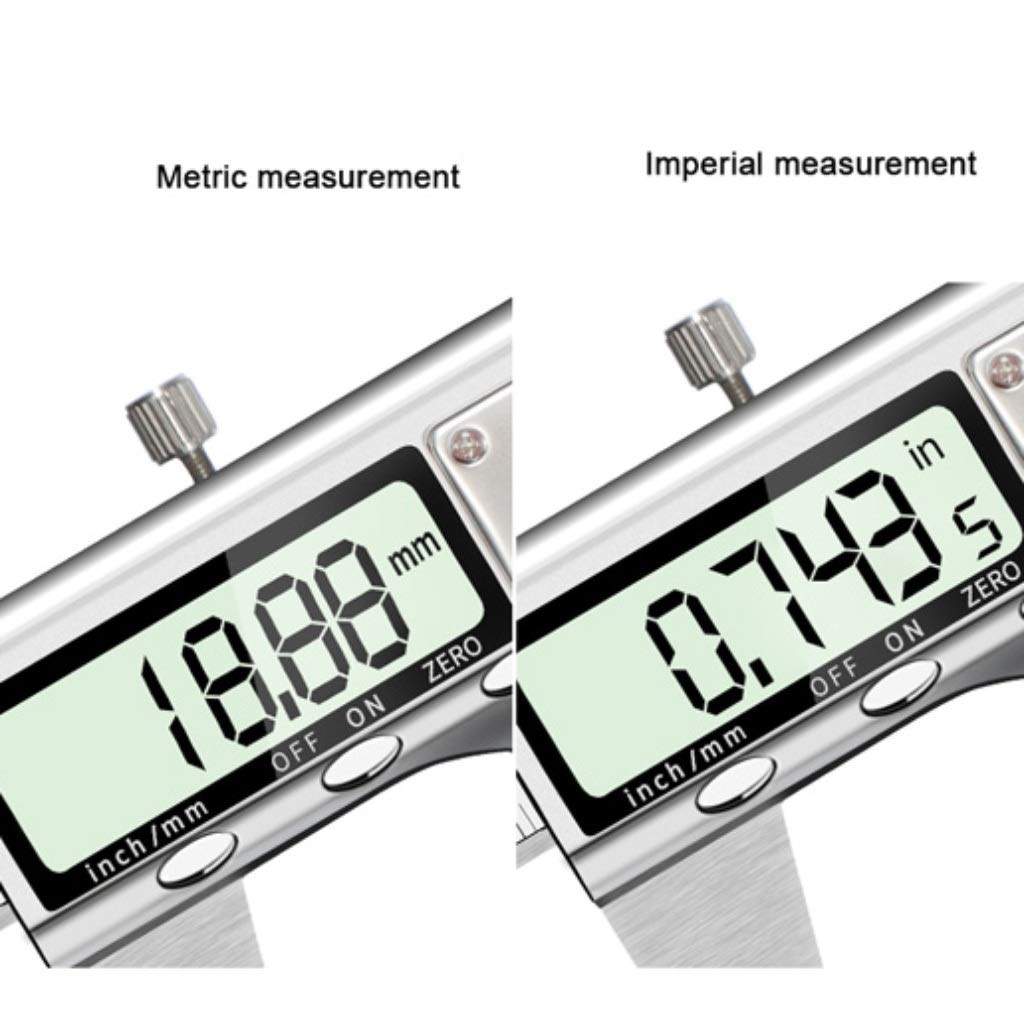 Suwalizki Elektroniczny Cyfrowy Cyfrowy Zacisk Ze Stali Nierdzewnej Vernier Caliper High Precision Industrial Pomiar Narzędzia Zakres: 0-150mm