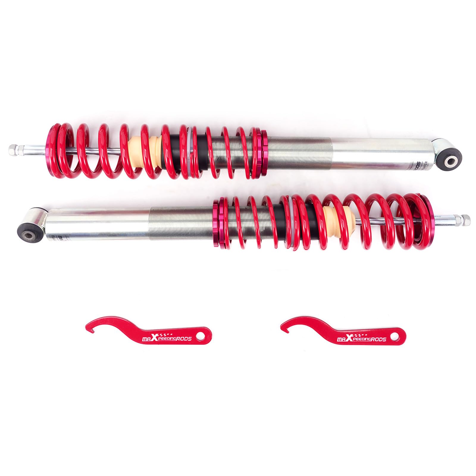 maXpeedingrods Zawieszenie gwintowane tylne do VW Golf 2, 3 MK2 MK3 2DW sportowe zawieszenie coilovers z regulacją wysokości