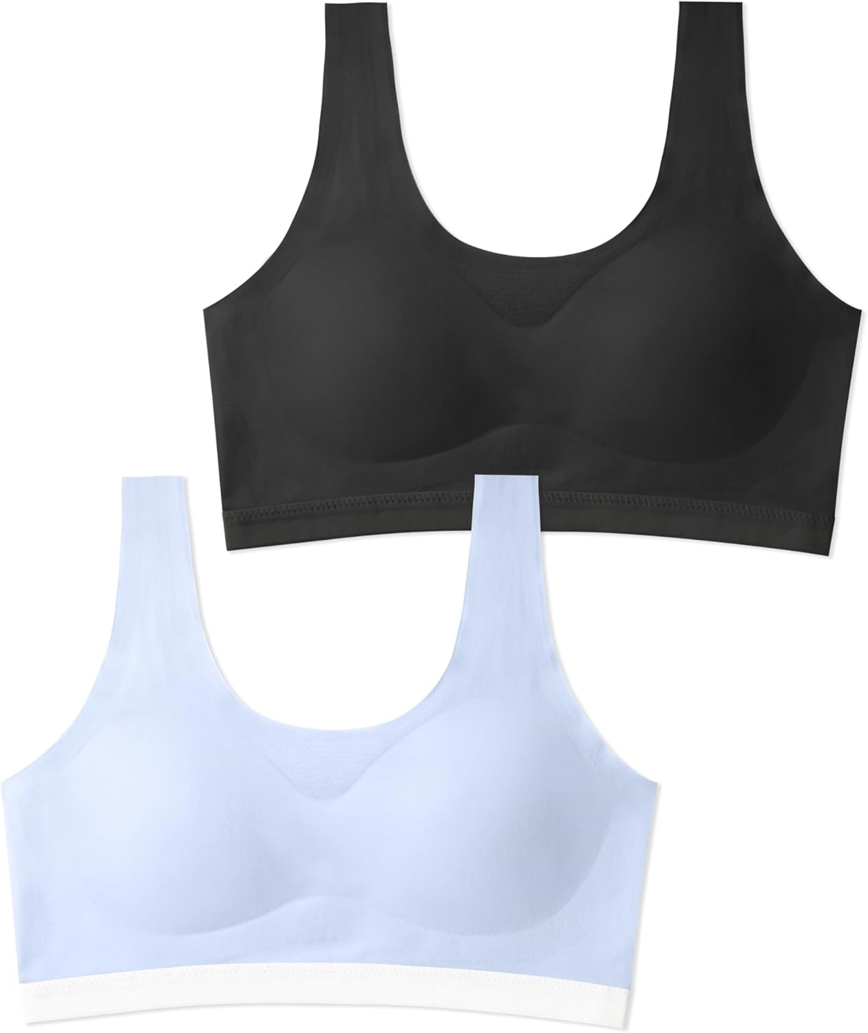SALIA GIRL Training Bras for Girls 10-16 Sports Seamless Bra with Removable Padding Bras