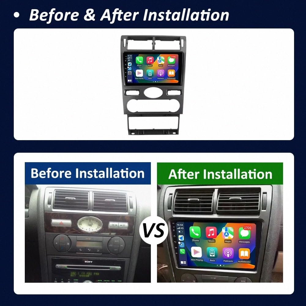 Autoradio Android per Chevrolet Classic Cruze 2009 Bluetooth, Ips Touchscreen Radio con Siri/Vocale/Gps Navigazione/Musica Online/Mirror Link, Telecamera di, 4 Nucleo 2G+32G