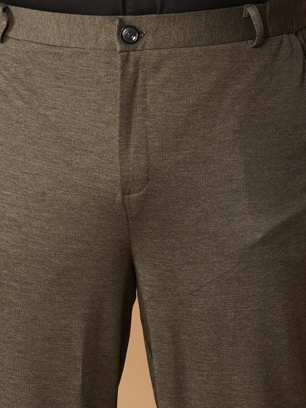 Image of OOMPH! Luxury Lycra Stretchable Formal Pants for Men | Stylish Slim Fit Men's Wear Trousers for Office or Party | Mens Fashion Dress Trouser Pant