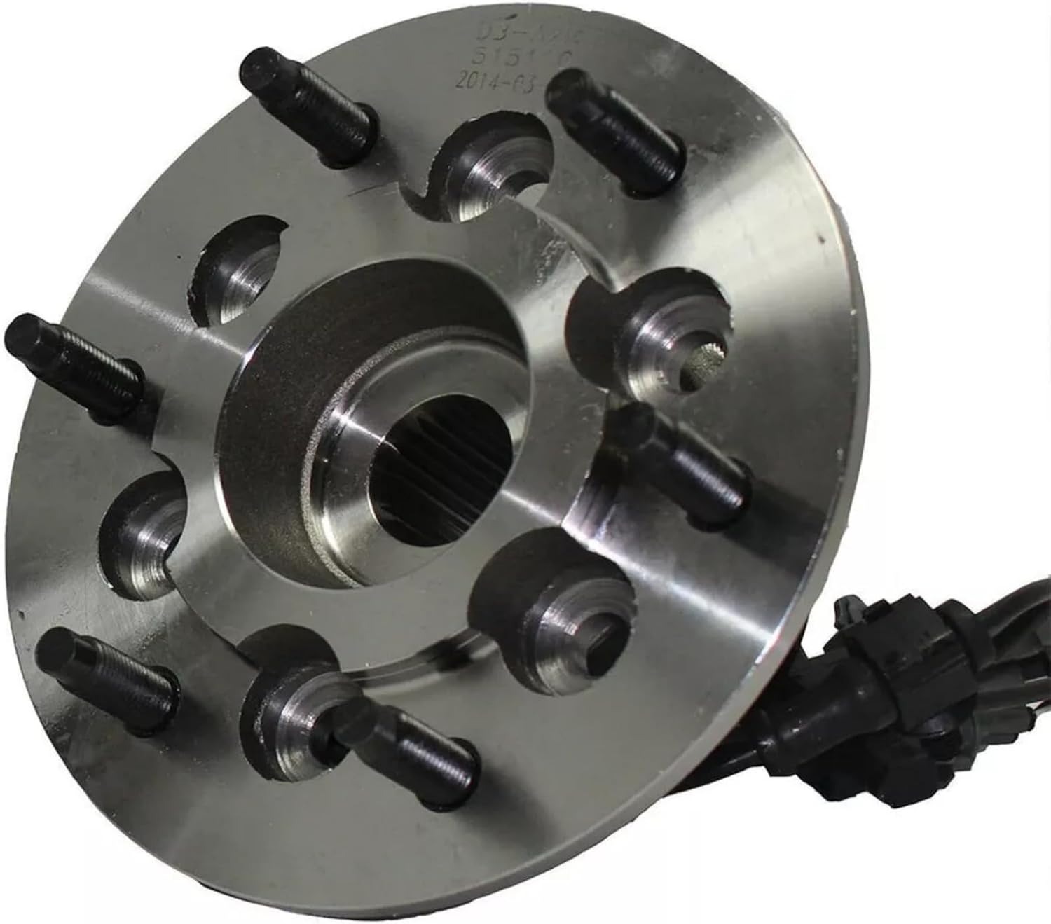 KAX 515110 1PC Front Wheel Hub Bearing Compatible with Isuzu i-370 2007-2008,W/ABS 6 Lugs Wheel Bearing and Hub Assembly