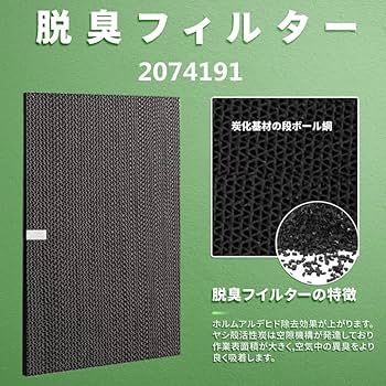 無印良品空気清浄機用交換フィルター￼2枚セット Amazon.co.jp: Seisinnco 集塵フィルター KAFP029A4 / 脱臭