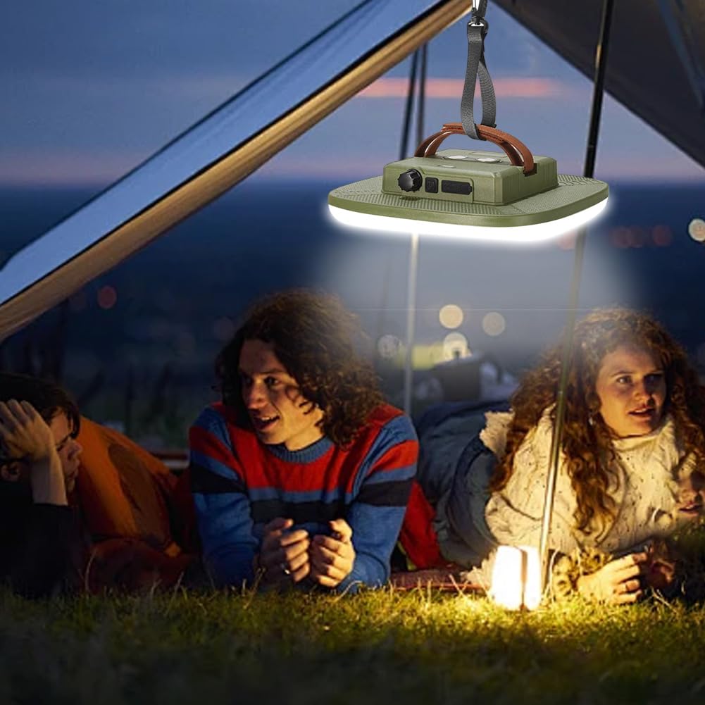 magnetyczna lampa namiotowa z przyssawką wielofunkcyjna przenośna latarnia kempingowa wyświetlacz mocy zawieszona lampa wędkarska do wędkarstwa pieszego (L)