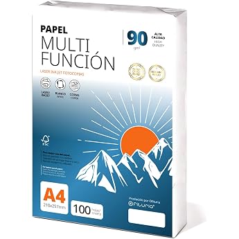 Ofituria A4 90 gsm 100 Sheets Multipurpose Paper for Laser Inkjet Printers Copier Office Supplies School Supplies Pack of 100 Sheets 90 g