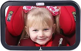 Retrovisor Espelho Interno Infantil Lorben 360° Bebê Conforto Segurança Banco Traseiro Carros