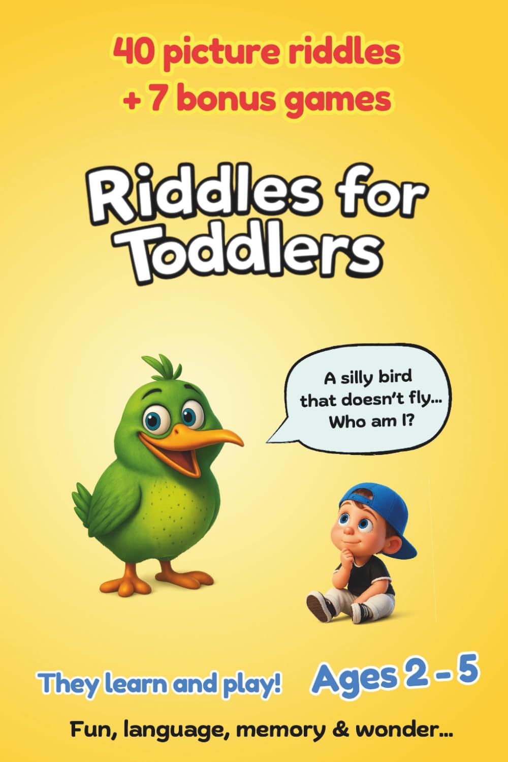 Riddles for Toddlers: Fun Brain Puzzles for Tiny Tots
