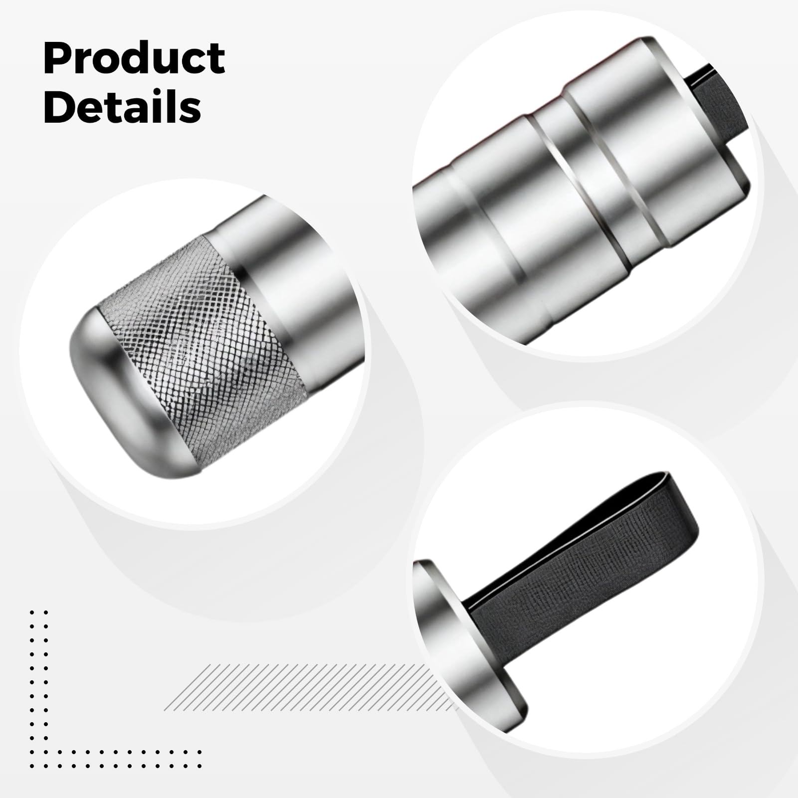 Safety Hammer for Cars, Emergency Escape Tool, Aluminum Alloy, Multi-Purpose Tungsten Steel Breaker, Compact Design