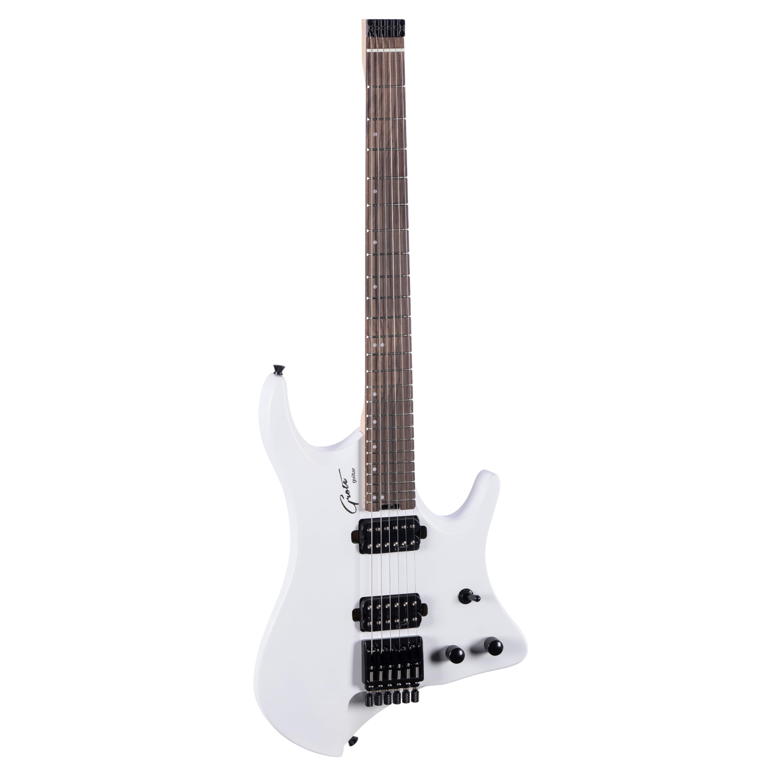 グローテ ヘッドレスエレキギター ソリッドマホガニーボディ Amazon.com: Grote Headless 6 Strings Electric Guitar