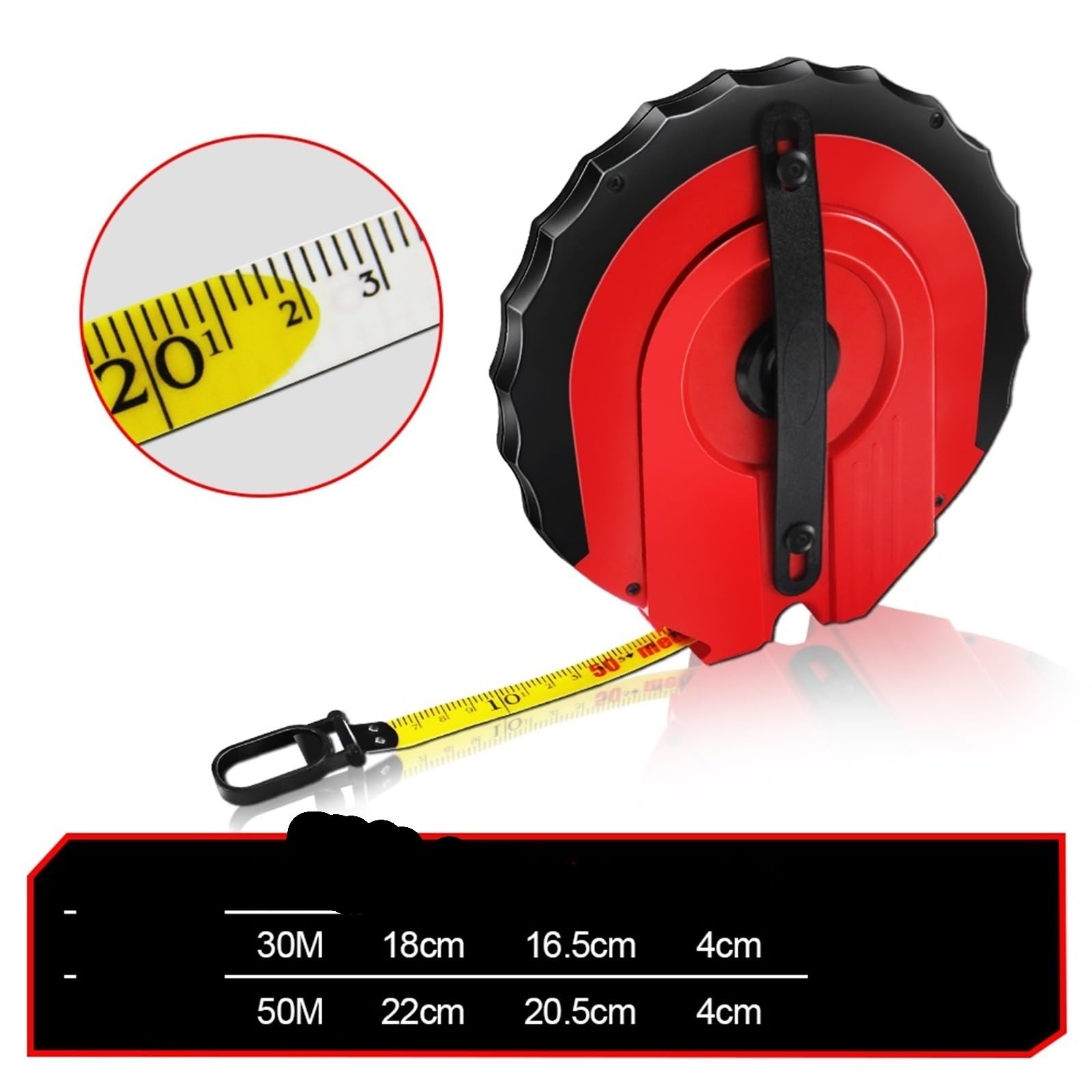 Maßband aus ABS+TPR+PVC