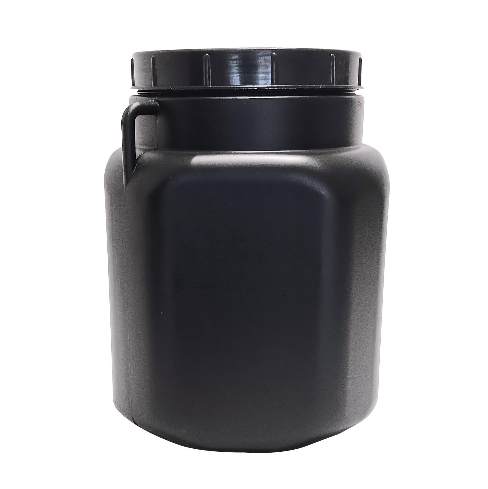 Fût carré de 30 l - Noir - À col large - Convient à un usage alimentaire - Pour le camping
