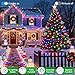 1500 LED 470FT Christmas String Lights, 12 Modes and Timer Memory Dimmable, Plug in Outdoor Waterproof Clear Wire Twinkle Fairy Light for for Xmas Yard Tree Wedding Party Outside Decor (Multicolor)