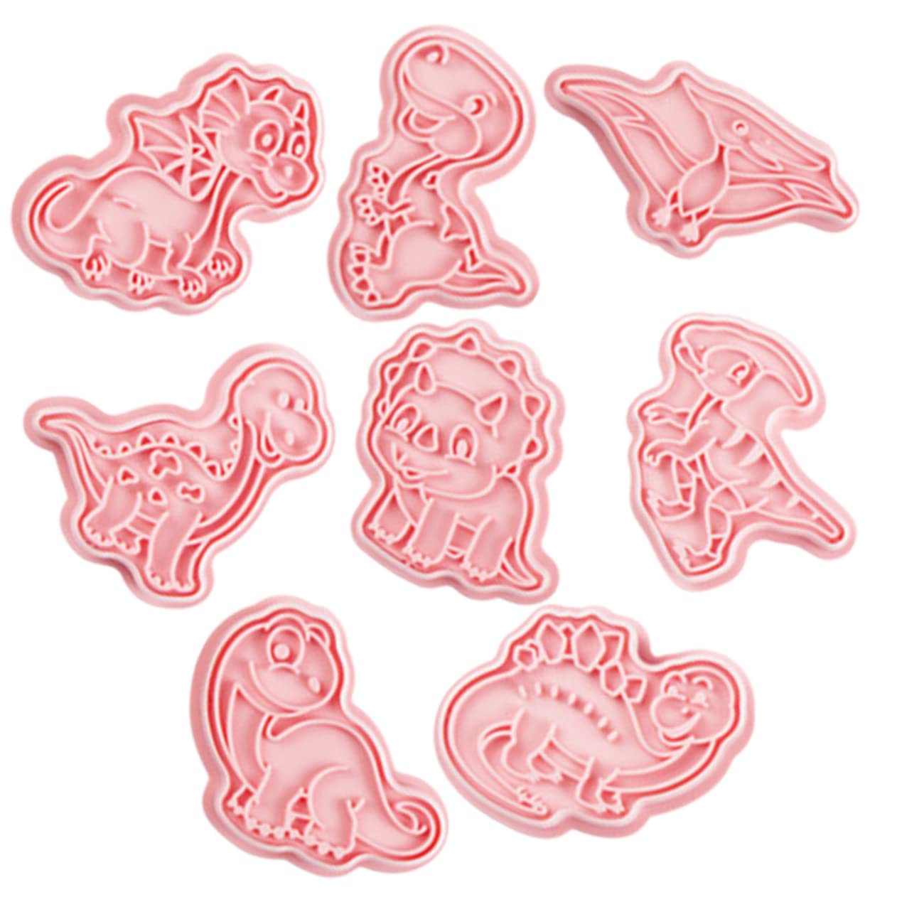 24stücke Teiliges Dinosaurier Ausstecher Für Kekse Lustige Backformen Für Backen Von Plätzchen Kuchen Und Fondant-dekorationen
