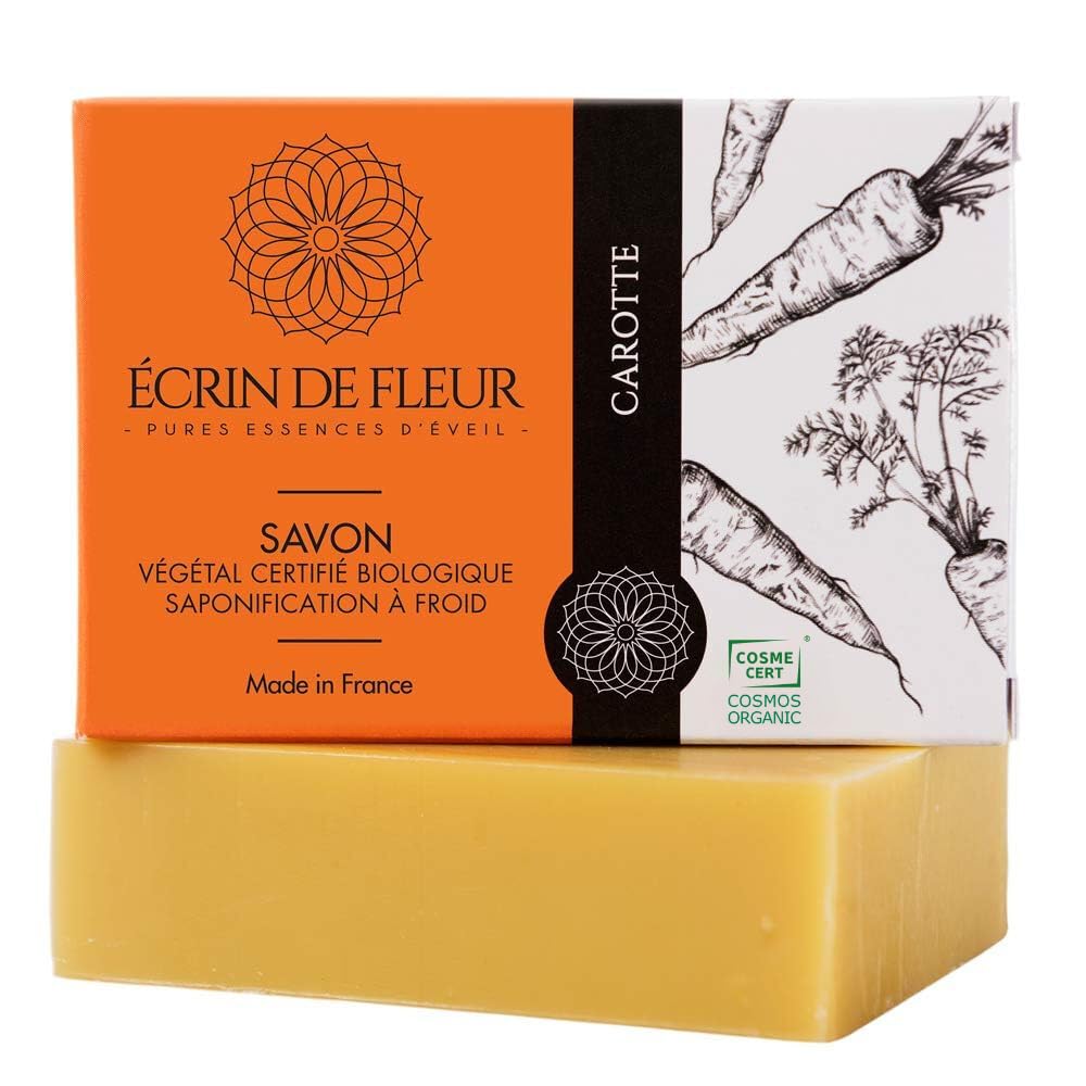 Écrin de Fleur – Jabón de Lavanda para Todo Tipo de Piel, Certificado COSMOS Organic y Nature et Progrès, Artesanal en Francia, Aceites Esenciales de Lavandín y Lavanda, 90g — view 10