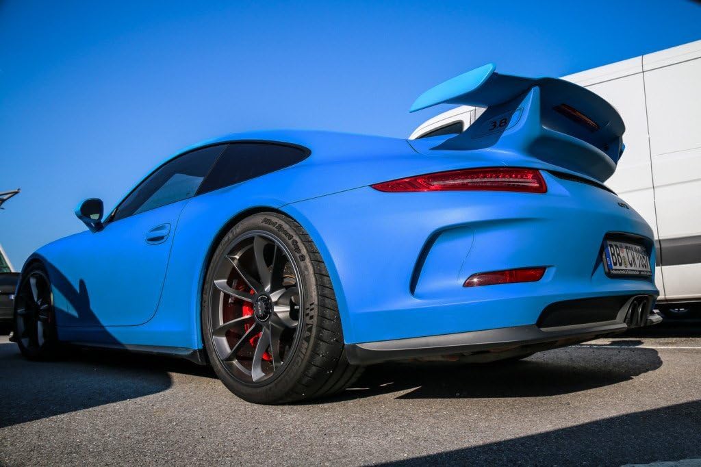 VViViD+ Matte Sky Blue Vinyl Wrap Adhesive Film (3ft x 5ft)