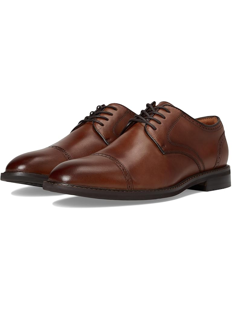 Brown Stacy Adams Bailey Cap Toe Lace-Up