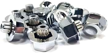 Amazon.com: 10pcs Wheel Decorative Chrome Rivets/Bolts for KMC XD