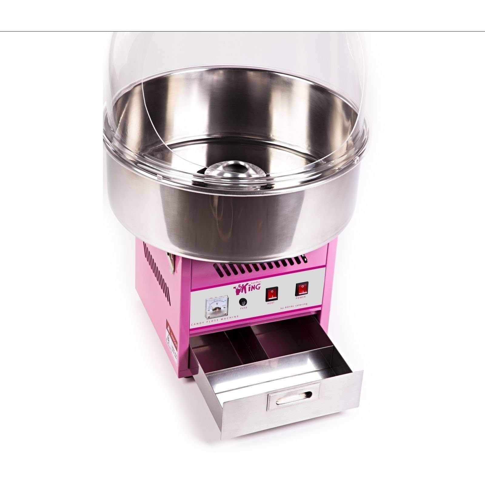 Machine à barbe à papa professionnelle diamètre 52 cm avec protection 3614070