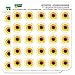 Sunflower Shower 1" Planner Calendar Scrapbooking Crafting Stickers - Clear