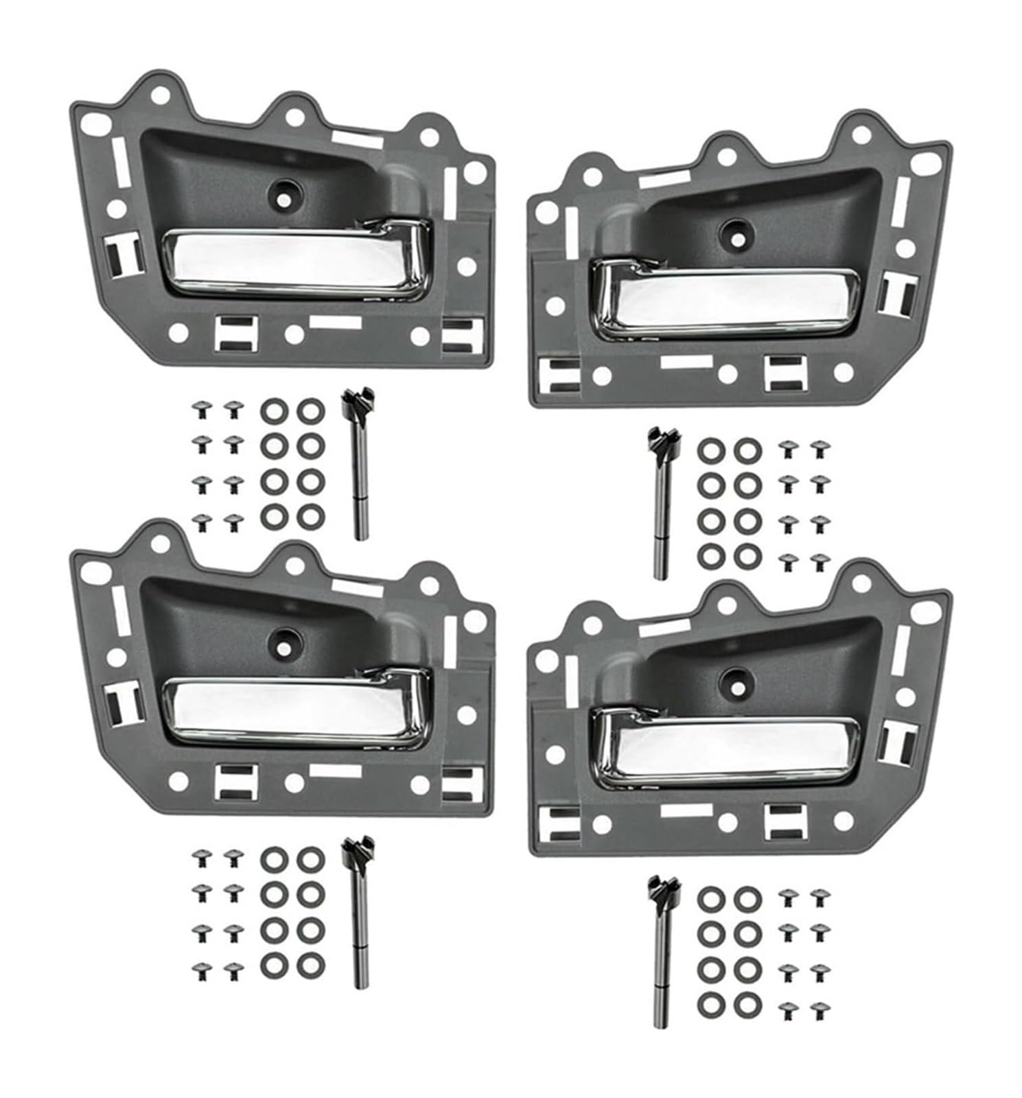 TYTYASS Inner Door Handle for Jeep for Grand for Cherokee 2005-2011 Car Inside Interior Door Handle 1JV471J3AA 1JV461J3AA 5HR411J3AK 5HR421J3AK
