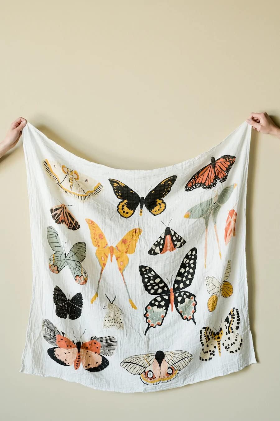 CLEMENTINE KIDS Muslin Infant Swaddles (Butterfly Collector)