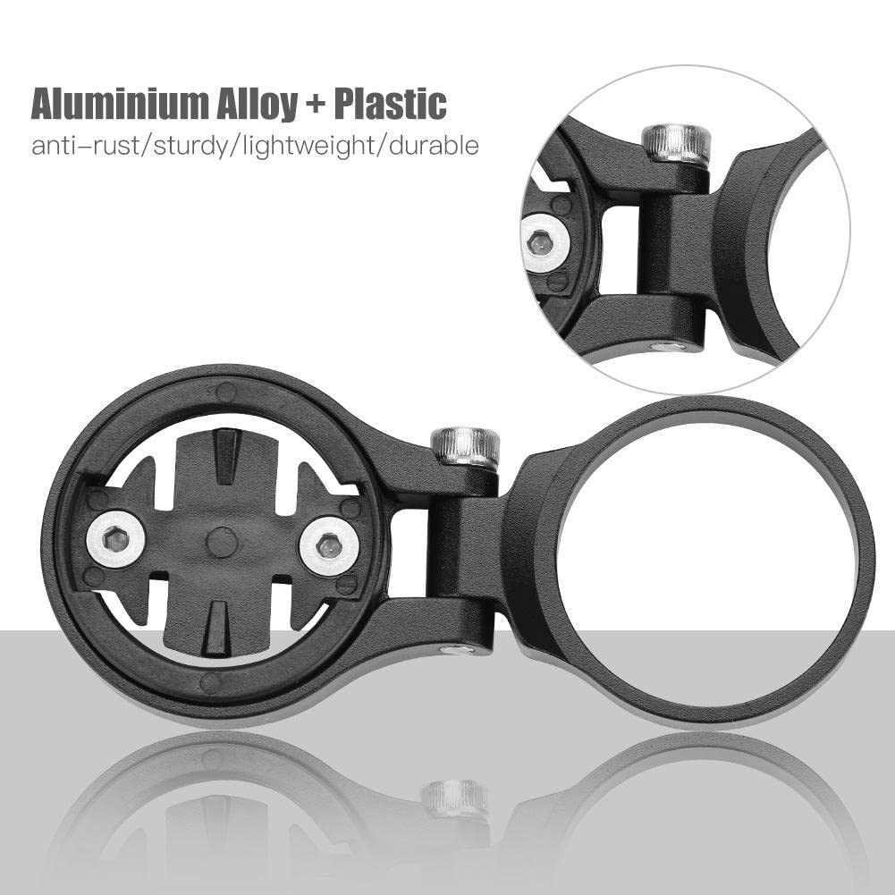 Soporte para Computadora de Bicicleta,Soporte de Cronómetro para Bicicleta,Aleación de Aluminio Ciclismo Extensión de odómetro Montaje Soporte de Soporte Ajustable, Soporte Bicicleta GPS