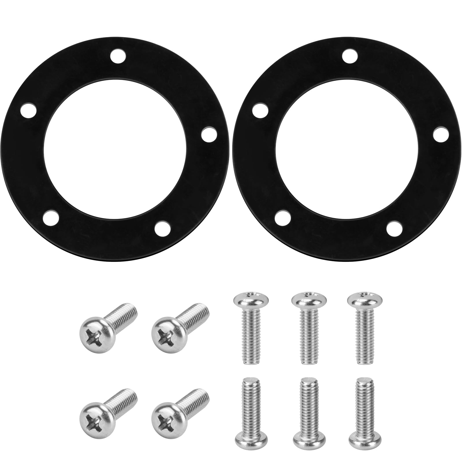Boat Fuel Sending Unit Gasket Marine Fuel Sender Gasket Kit (NBR) for Marine Fule Sending Unit, Boat Fuel Tank Sender, 2 Pack