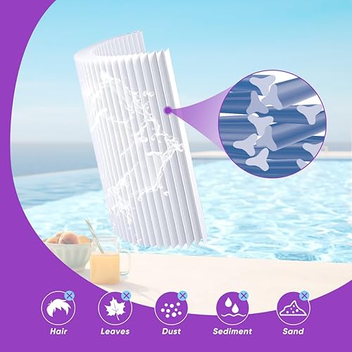 Miniatura 3 de ZOTEE Cartucho de filtro de repuesto para spa y piscina Filbur FC-0172, Waterway 817-4050, 4CH-949, Darlly 40508, Teleweir 50, PWW50L, filtro de