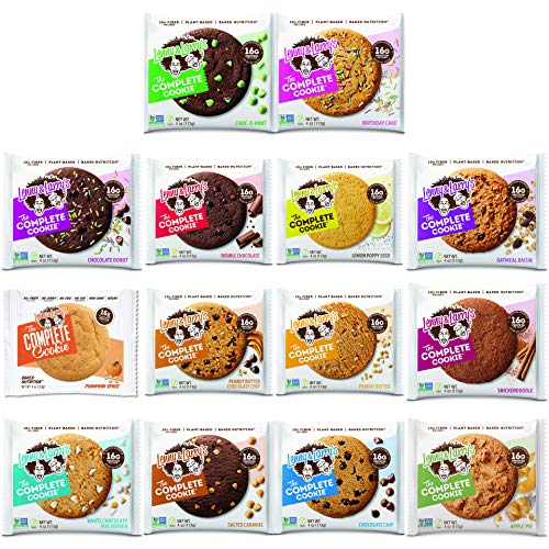 Adventure Box Complete Cookie, Variety Sampler Pack All 14 flavors included, 4 Ounce Cookies - Soft Baked, Vegan and Non GMO Protein Cookies, 14 Count, by Adventure Box