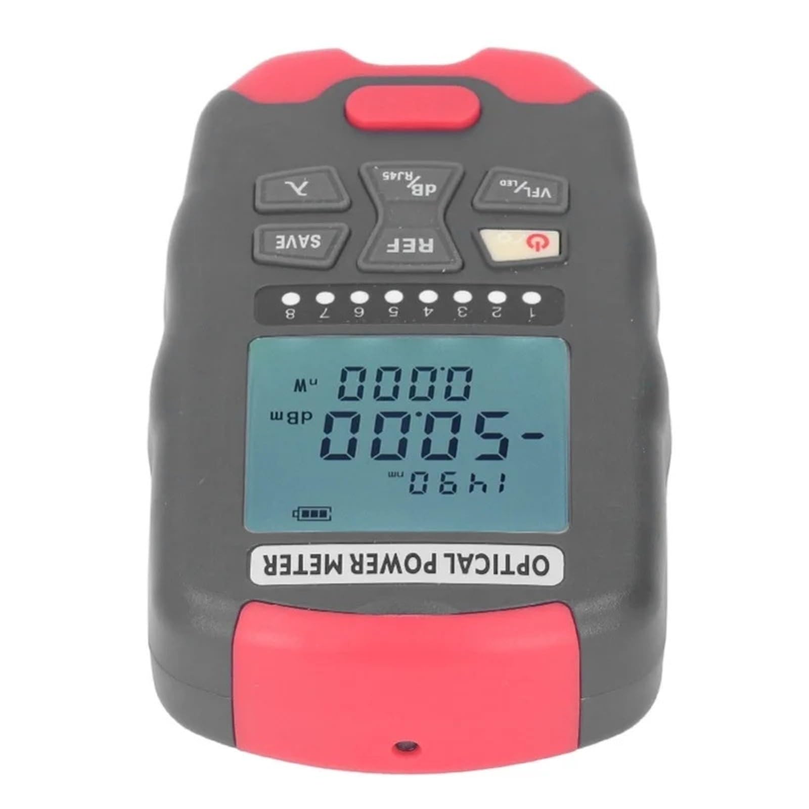 Tester per fibra ottica, Misuratore di potenza in fibra ottica da 30KM Tester per cavi netti VFL a luce rossa a LED -50 - +26dBm