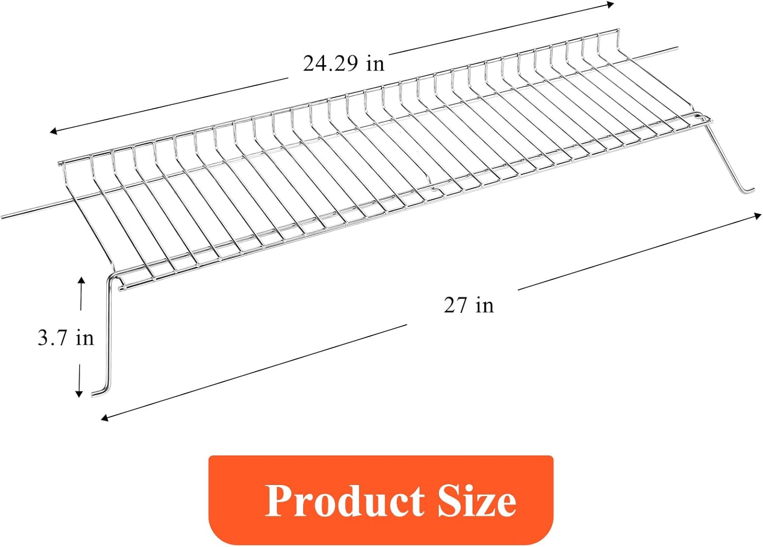 Grill Warming Rack for Charbroil Performance Tru-Infrared 3 Burner 463370719, Replacement Part for Charbroil 463371116, 463280019, 463371716 3-Burner Gas Grill, Warming Grates, Stainless Steel for 3 Burners