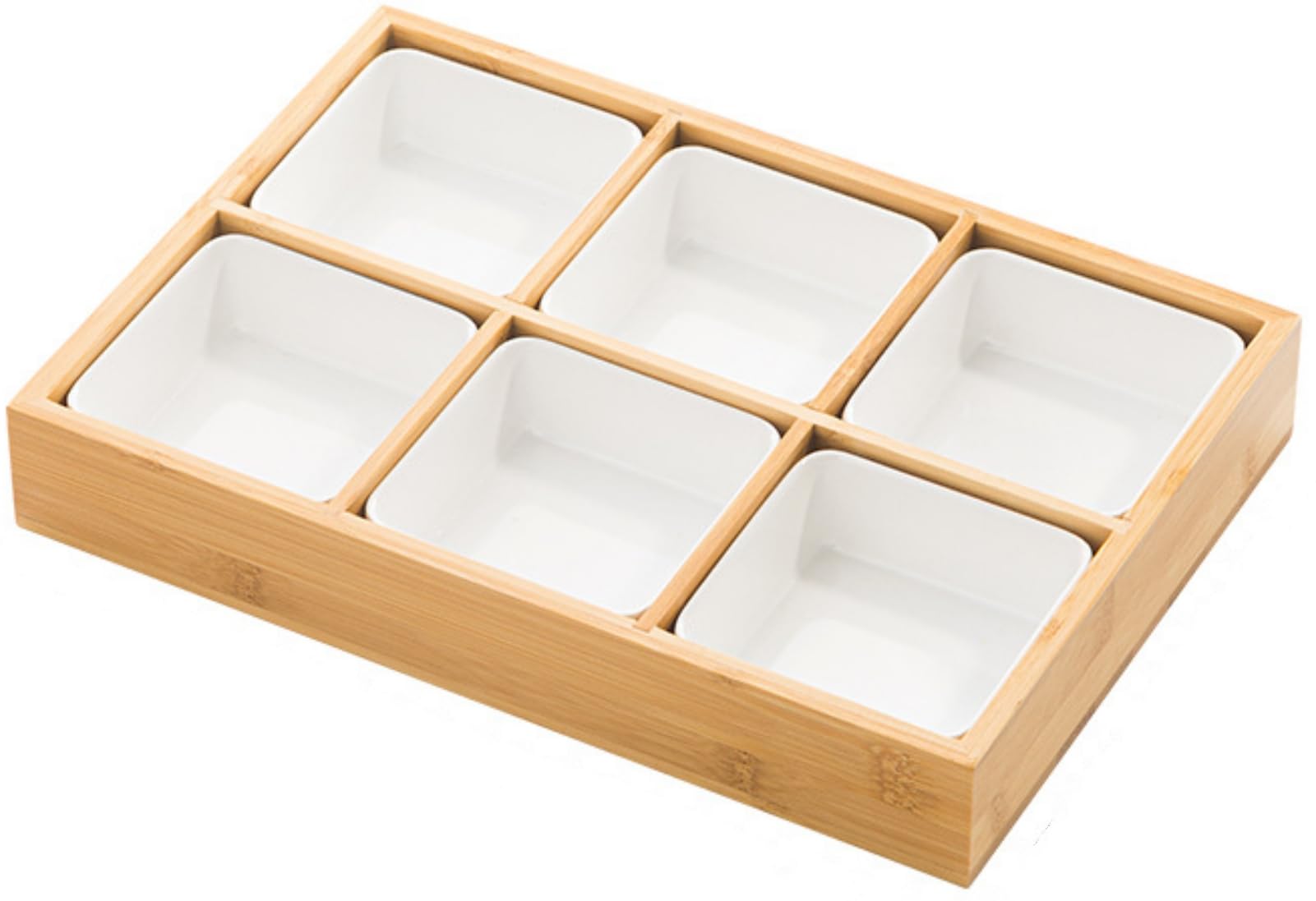 Amazon｜Lake key 業務用 仕切りトレー 小皿 セット 竹製 トレイ 2/3/4