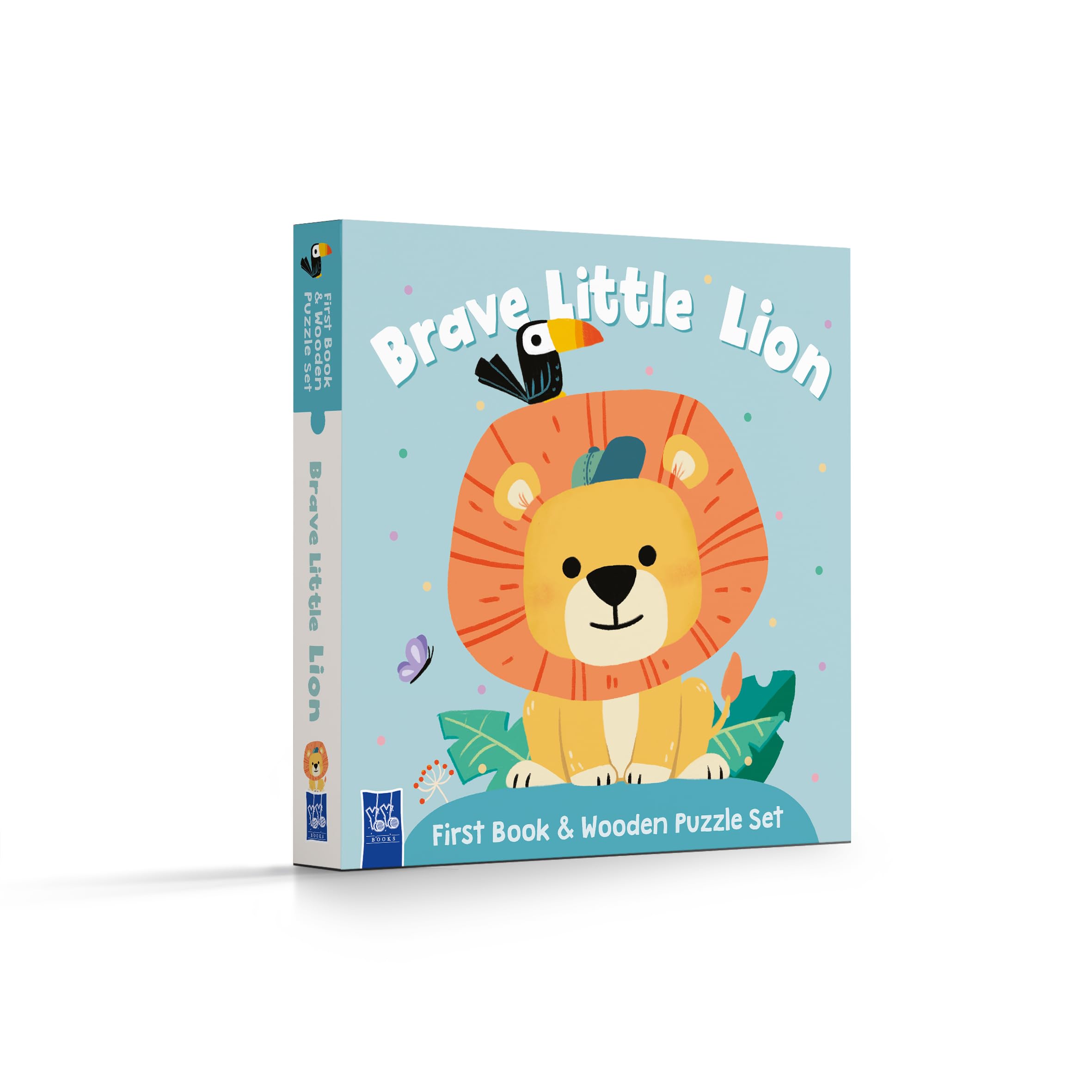 Brave Little Lion: 3+ brave little lion (First Book And Wooden Puzzle)