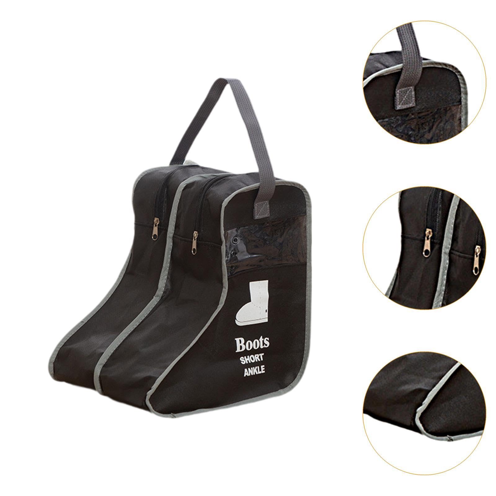 3 Bolsas de Almacenamiento para Botas, Portátiles, a Prueba de Polvo, Organizador de Zapatos con Cremallera, Protección de Tela No Tejida, Adecuadas P