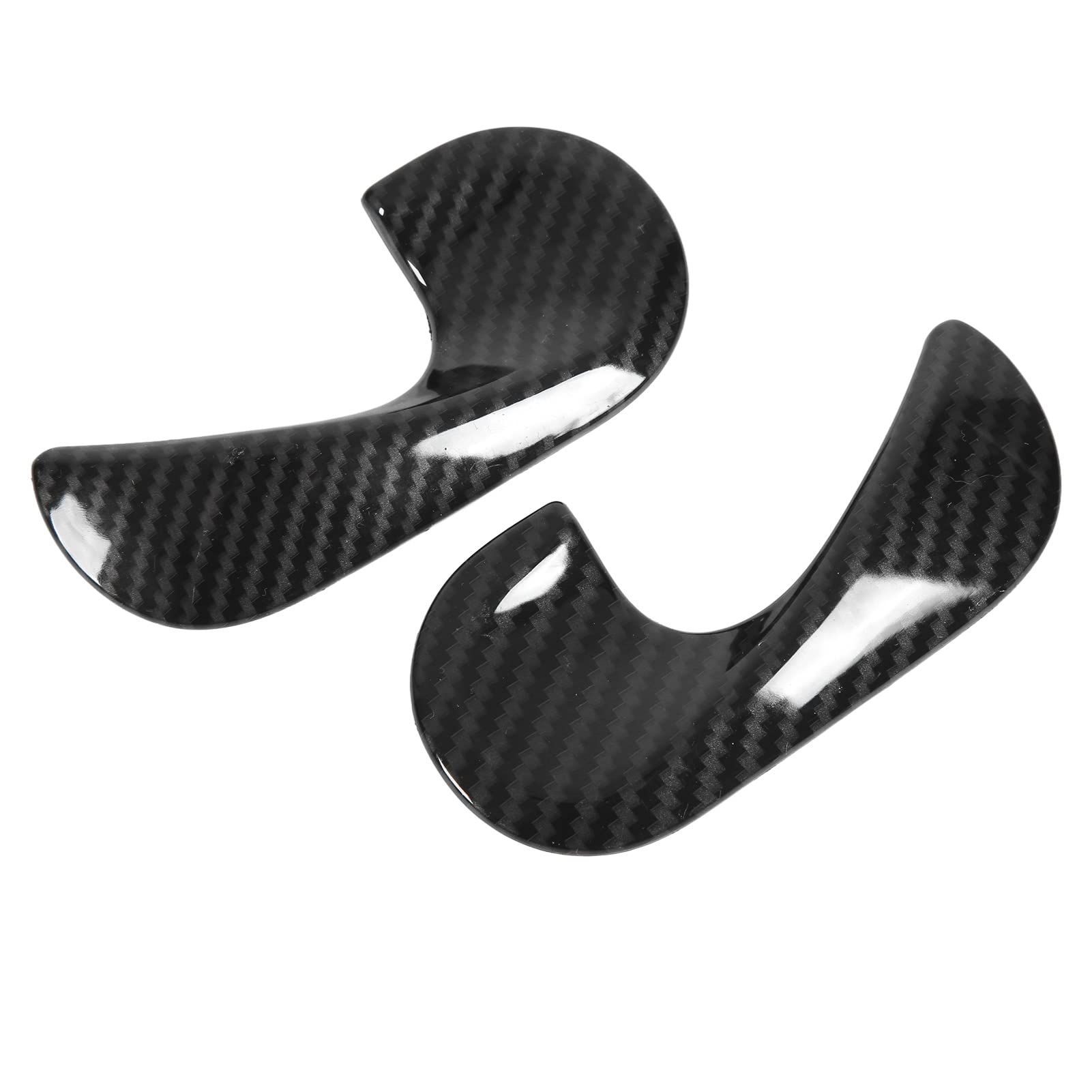 Copertura Maniglia Interna Porta in Stile Fibra di Carbonio per Fortwo A453 C453 Facelift 2015‑2020 Protezione Interni Auto Adesivo Decorativo -Graffio