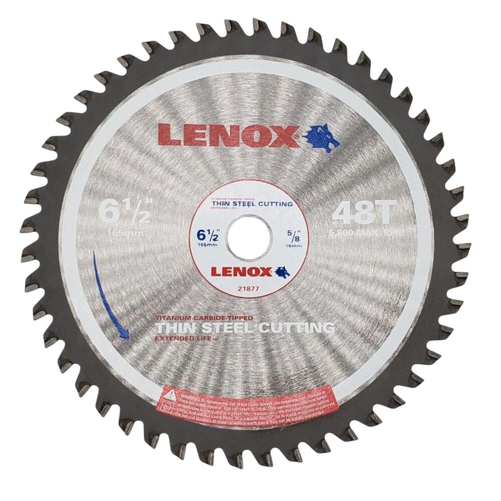 【だにえる】 Amazon.com: LENOX Tools Circular Saw Blade, Thin-Steel Cutting, 6