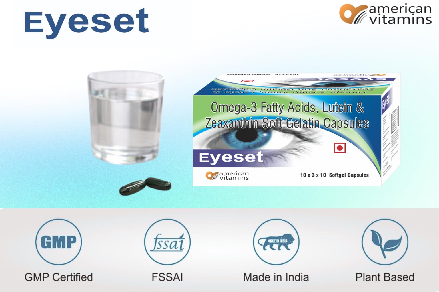 EYESET Eye Health Supplement with Omega 3, Lutein & Zeaxanthin | Supports Vision, Screen Eye Strain & Eye Wellness | Softgel Capsules || 60 Capsules — Amazon image 6