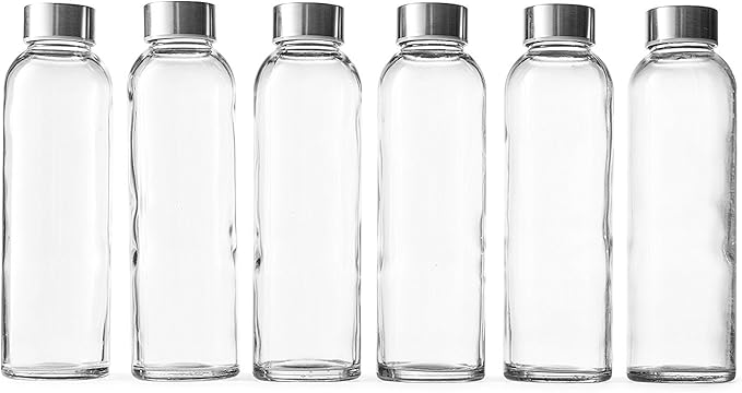 Epica Glass Water Bottles with Silicone Sleeves