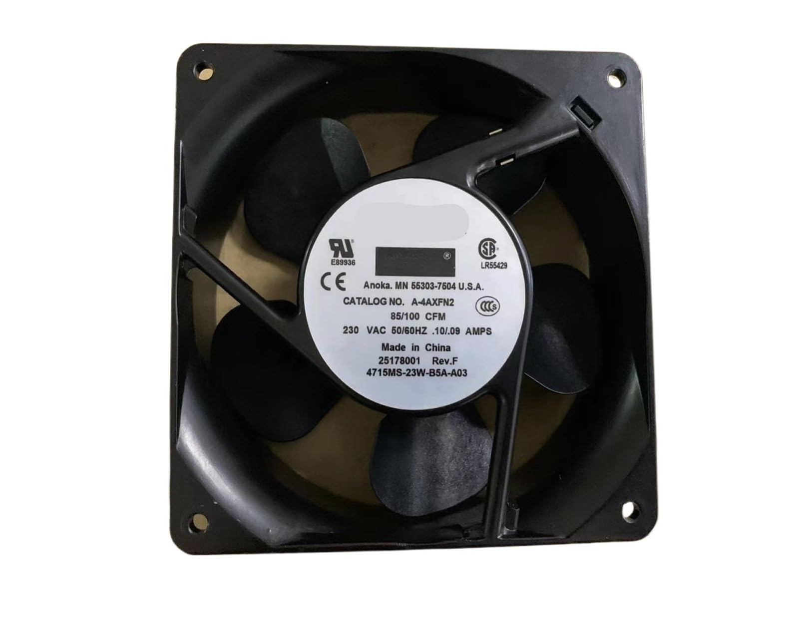 Ventilateur de refroidissement A-4AXFN2 pour remplacer le moteur de ventilation usé 230V