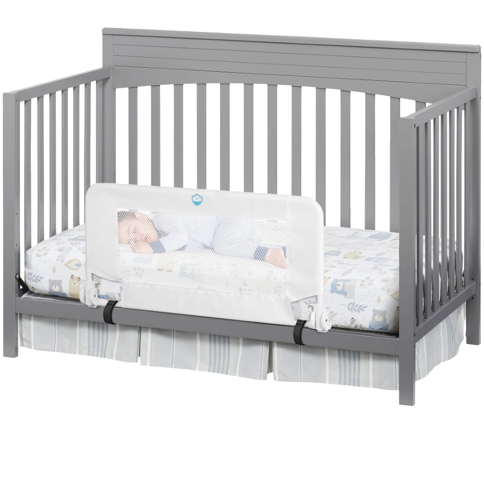 Snapklik.com : Salcod Universal Convertible Crib Bed Rail For Toddlers