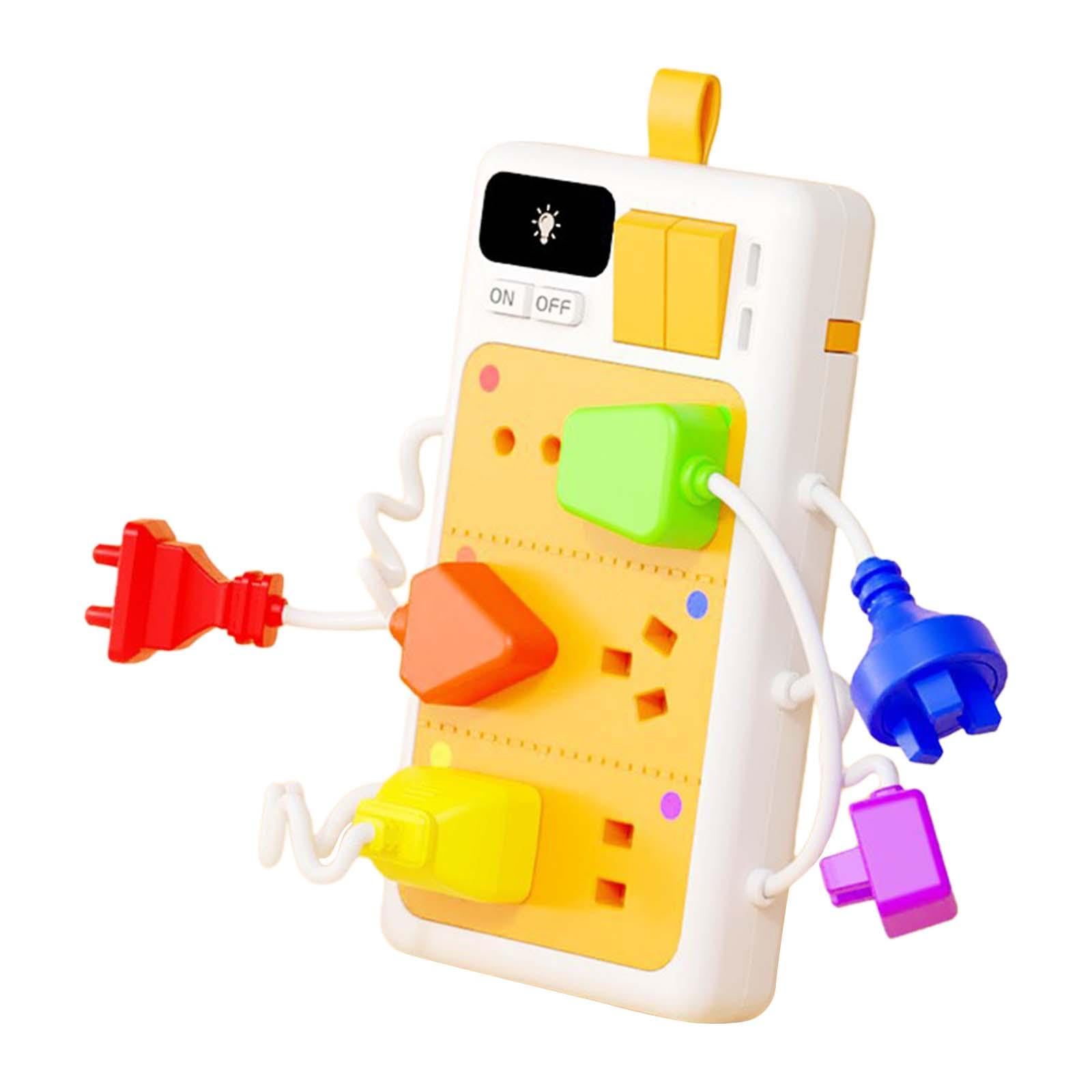 Tablero de Actividades con Accesorios, Piezas para Tablero de Actividades, Juguete de Viaje Interactivo para Desarrollar La Motricidad Fina.