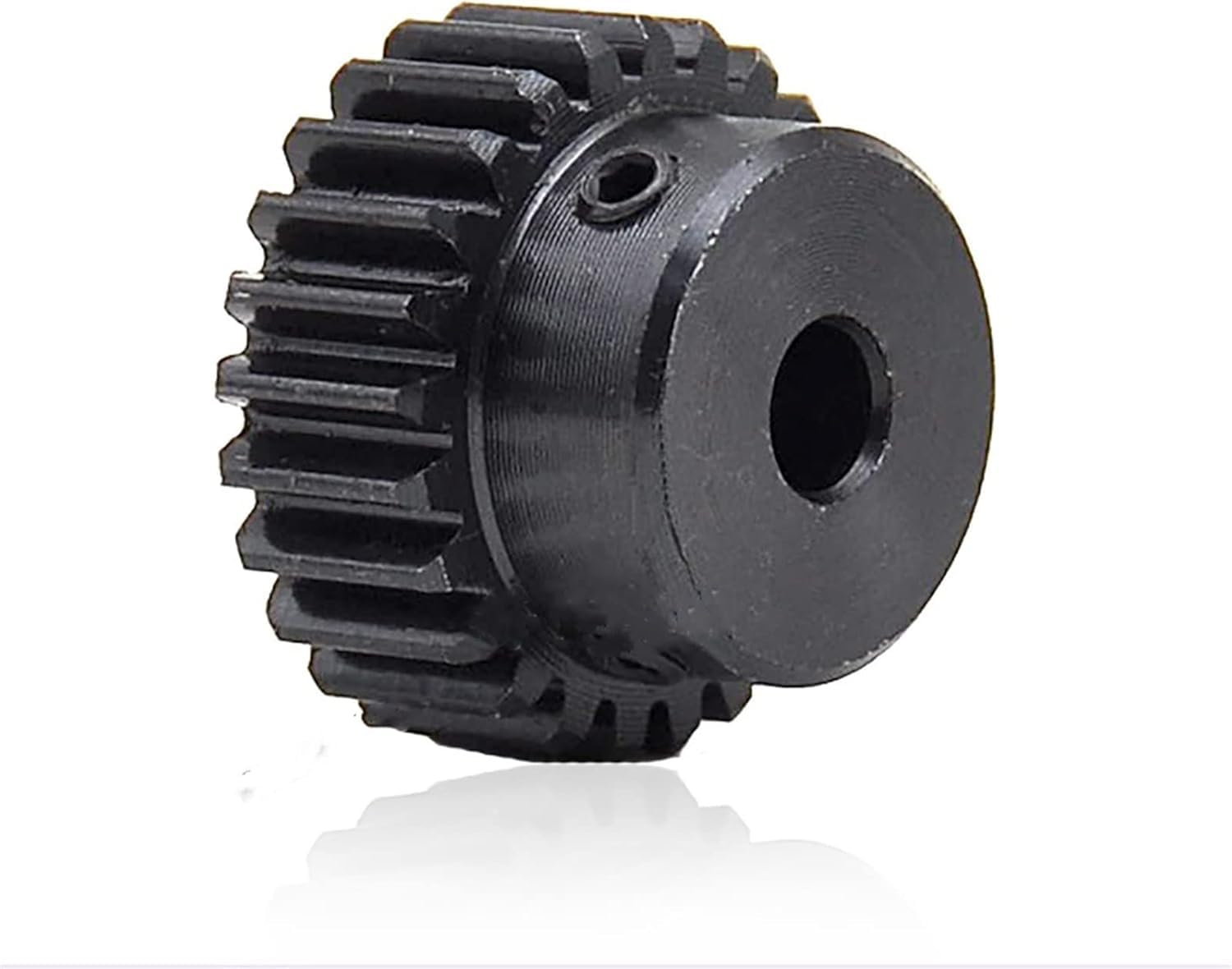 Motorritzel, Getriebe, Motorritzel, Zahngetriebe, 1 Stück, Ritzel, Stirnrad, 1 Modul, 20T, 23T, 25T, 29 Zähne, Stirnradgetriebe, 1 m, 27 Zähne, 45 Stahl, Schwärzung, mechanisches Getriebe, Stirnrad (1