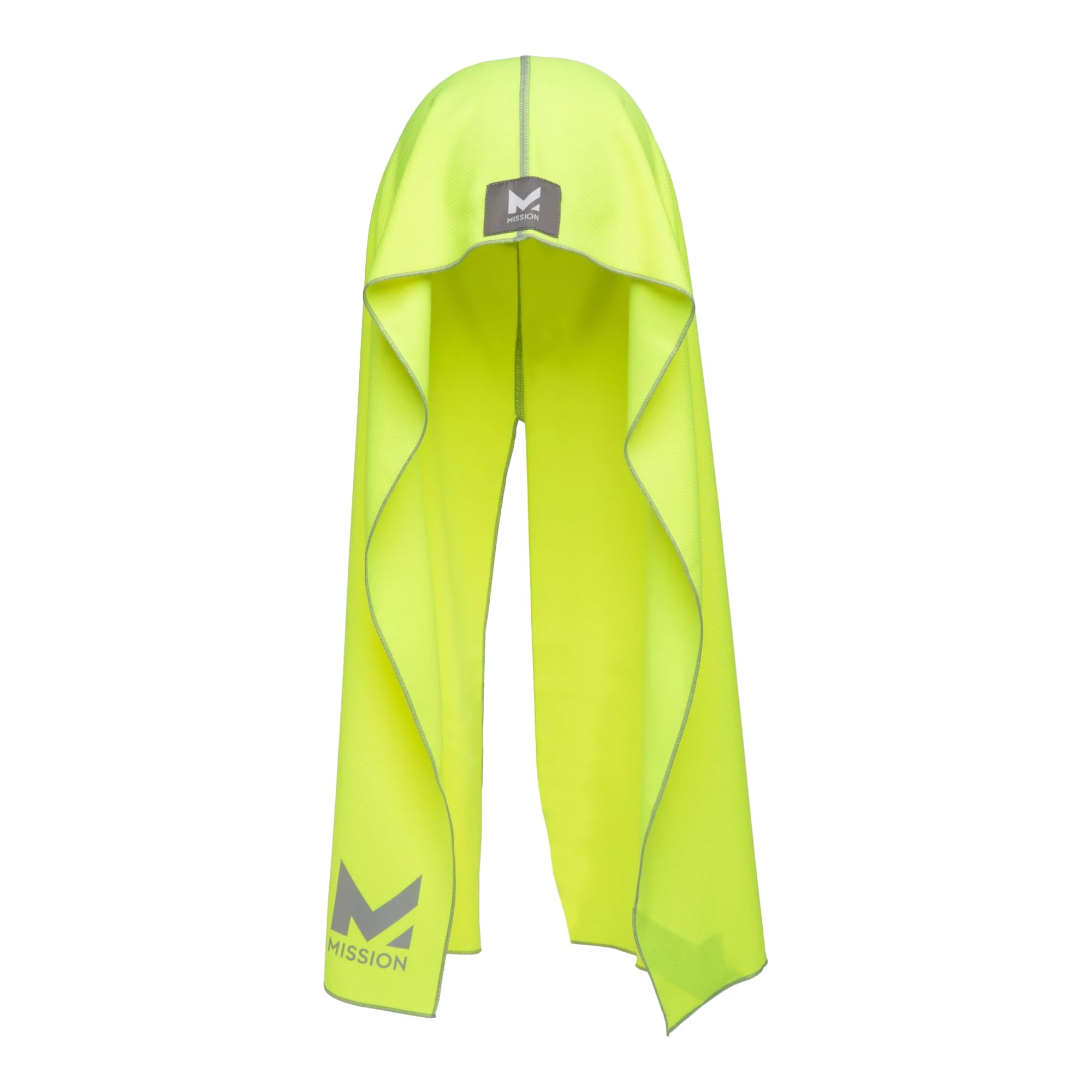 MISSION Cooling Hoodie Towel- Hood Towel, Evaporative Cool Technology, Cools Instantly When Wet, UPF 50 Sun Protection, Contours Your Head to Stay in Place, Great for Sports, Fitness, Gym