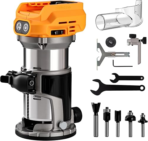 Router Tool 800W for Woodworking Tools with 12pcs 1/4" Router Bits 31000r/Min 11