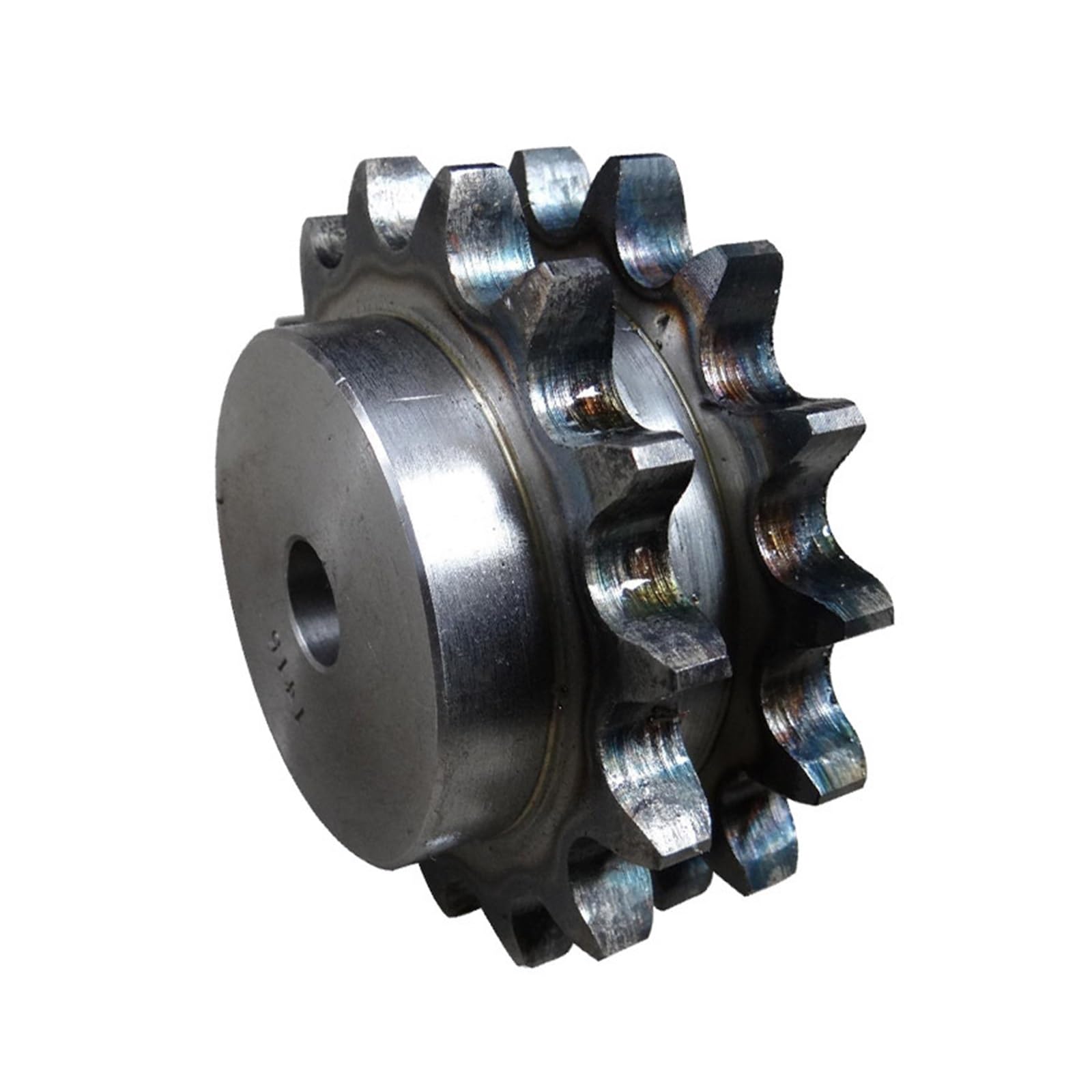 Bevel Gear Pinion Hardware Mechanical 12-27 Teeth 53-69mm Out Diameter 14-16mm Inner Hole Double Chain Sprocket Transmmission Wheel(22 Teeth x 93 OD)